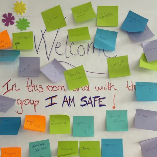 Psychological safety, in this room and with this group I am safe